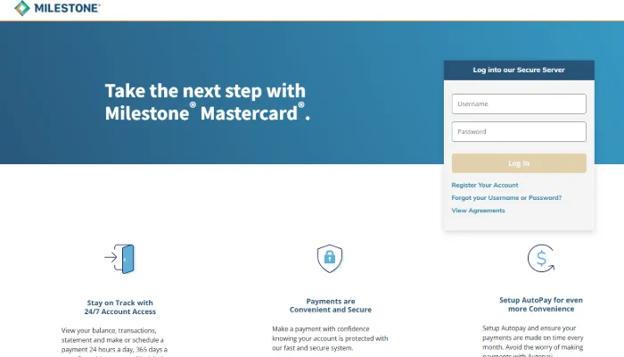 Official MyMilestoneCard Login Page Official MyMilestoneCard Login Page